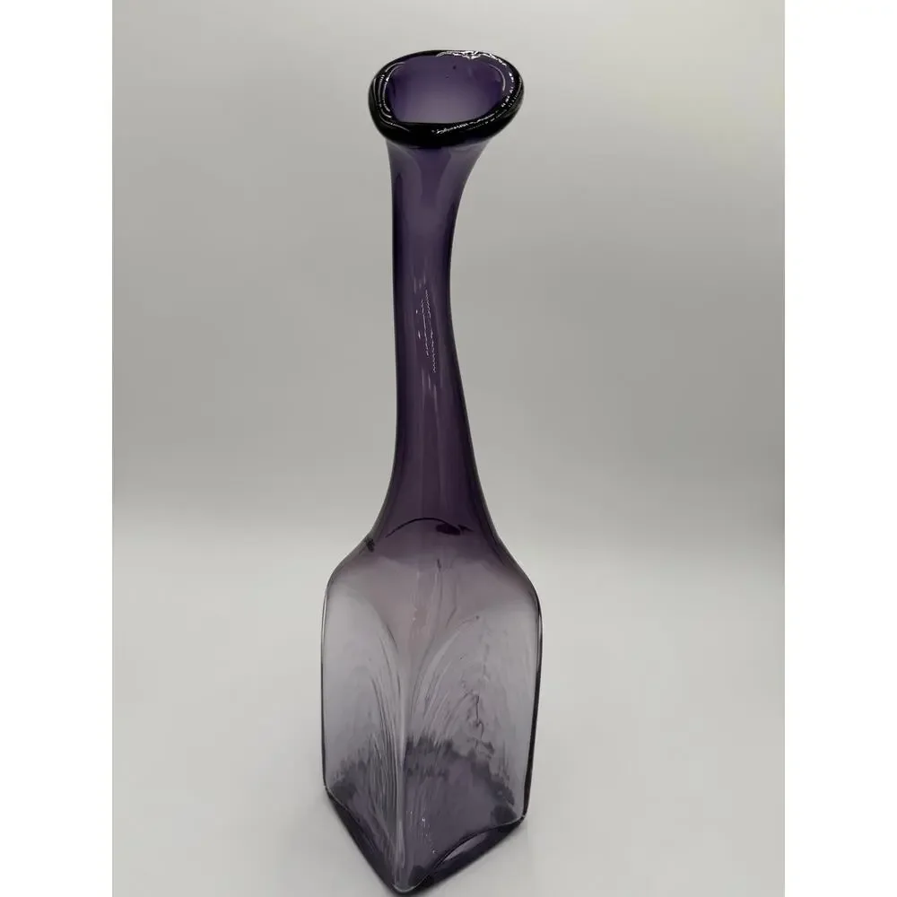 1970's Swung Glass Bent Neck Bottle